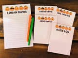 Pumpkin Emojis Personalized Notepad