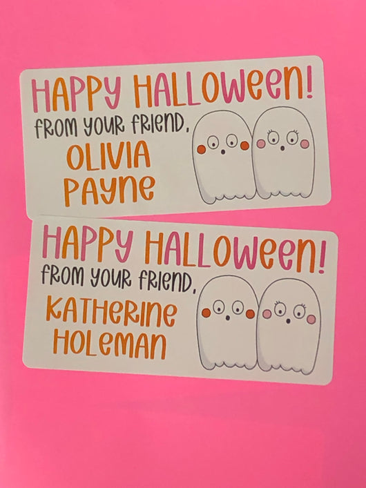 Sweet Ghosts Halloween Stickers