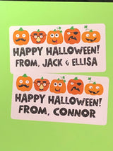 Jacks in Row Halloween Stickers