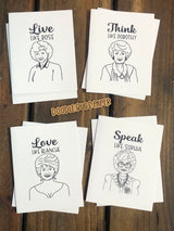 Golden Girls Note Cards