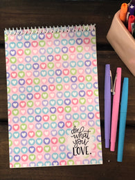 Pastel Hearts Notebook