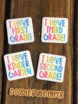 I Love (Grade) Magnet