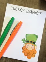 St. Patrick's Day Leprechaun Small Notepad