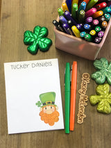 St. Patrick's Day Leprechaun Small Notepad