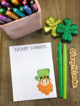 St. Patrick's Day Leprechaun Small Notepad