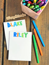 Stone Name Personalized Notepad