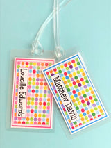 Lots of Dots Bag Tag | Luggage Tag