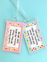 Lots of Dots Bag Tag | Luggage Tag