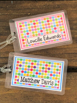 Lots of Dots Bag Tag | Luggage Tag