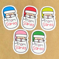 Santa Die Cut Stickers