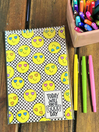 RTS: Heart Eyes Good Day Top Spiral Notebook