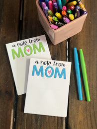 ♥ SALE ♥ a Note from Mom Small Notepad