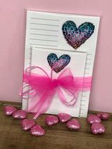 Leopard Heart Notepad Set