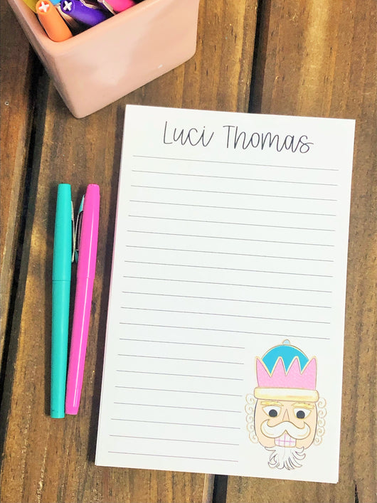 Nutcracker Face Personalized Notepad