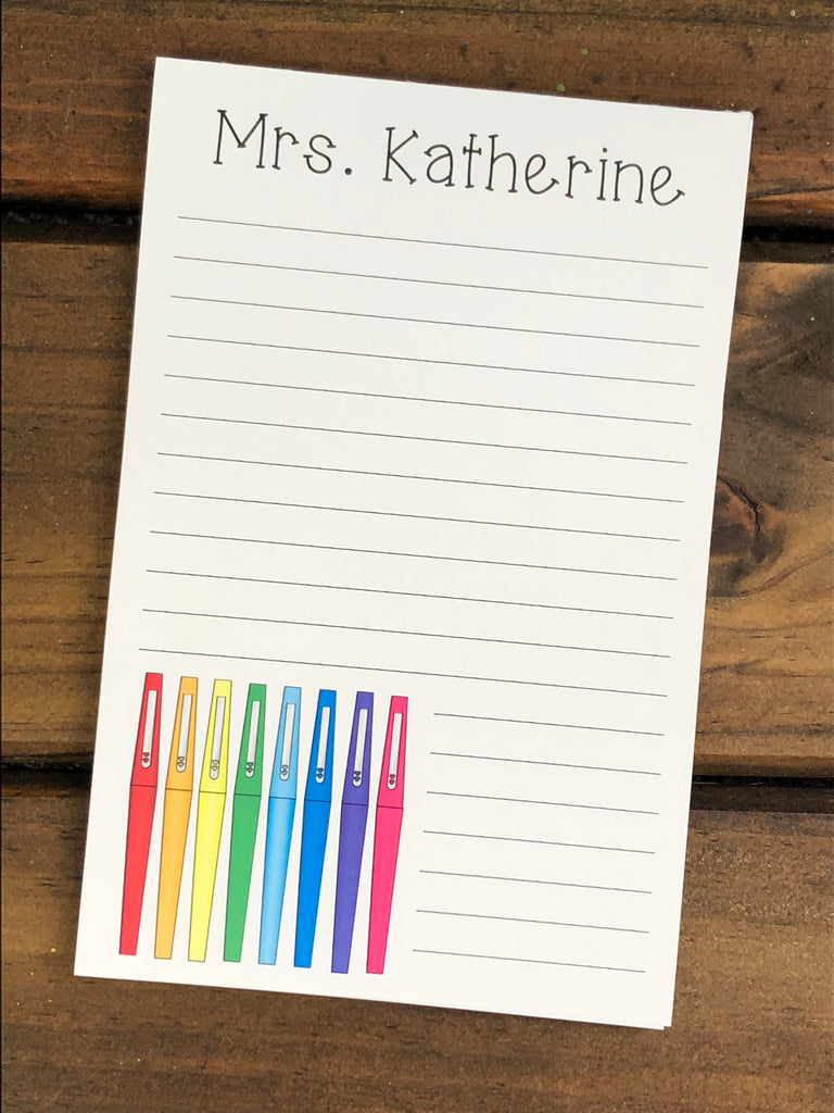 Flair Pens Personalized Notepad – DoodleBugsPaper